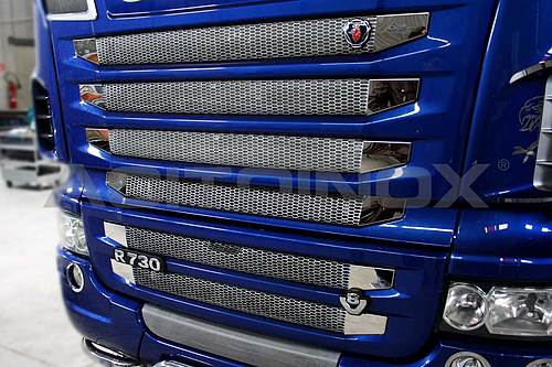 Ozdobne wykończenia boczne grilla do nowej Scanii R i Streamline - zdjęcie 1