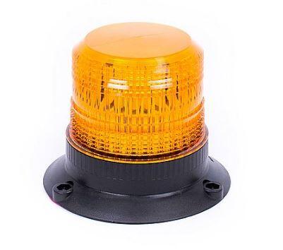 Światło ostrzegawcze Delta LED (kogut) na 3 śrubki,10-33V R65 pomarańczowy klosz - zdjęcie 1