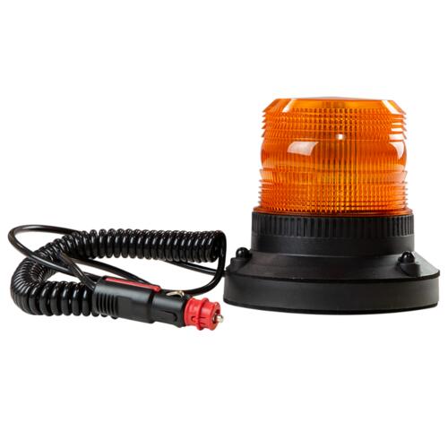 Światło ostrzegawcze ECCO LED (kogut) na magnes ,10-36V R65 pomarańczowy klosz - zdjęcie 1