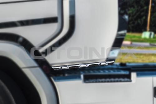orurowanie ze stali nierdzewnej pod spoiler Scania NG - zdjęcie 1