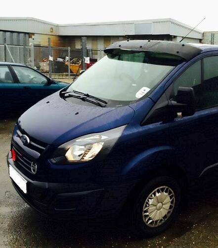 Osłona przeciwsłoneczna FORD Transit Custom 2013-2023, z zestawem montażowym - zdjęcie 1