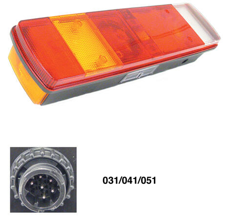 Lampa Tylna Lewa Scania 4 Series 96 ->, P/R/T Series 04 - zdjęcie 1