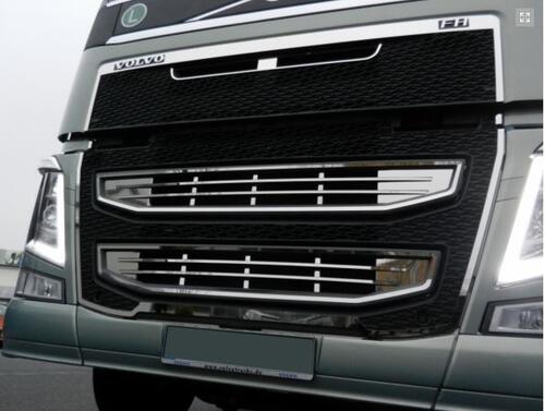 Listwy ozdobne na grill Volvo FH4 kabiny Glob/Glob XL/niska - zdjęcie 1