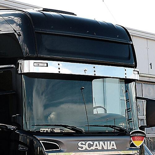 Listwy ozdobne ze stali nierdzewnej do osłony przeciwsłonecznej Scania seria 4 i R Topline - zdjęcie 1