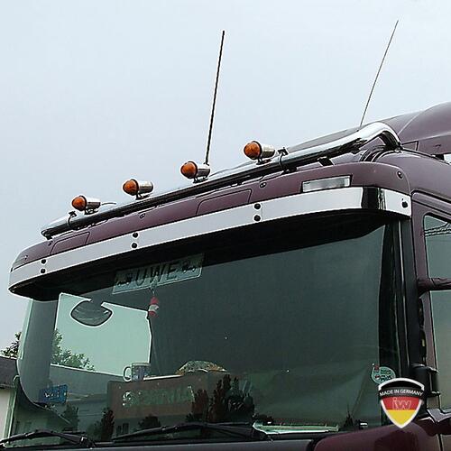 Listwy ozdobne ze stali nierdzewnej do osłony przeciwsłonecznej w Scania seria 4 i R - zdjęcie 1