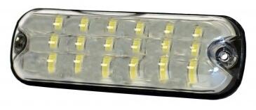 Lampa ostrzegawcza (stroboskop pomarańczowe światło LED) 12/24V,R10, R65, IP69, ADR - zdjęcie 1