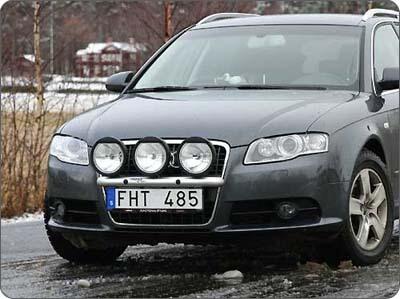 Rama przednia Q-light Audi A4 07-08; dla 3 lamp - zdjęcie 1