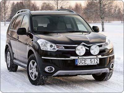 Rama przednia Q-light Citroën C-crosser 08-; dla 2 lamp - zdjęcie 1