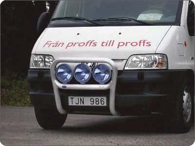 Osłona czołowa X-rack Citroën Jumper 02-06, dla 3 lamp - zdjęcie 1