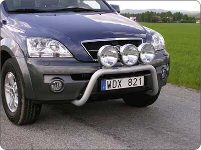 Osłona czołowa X-rack Kia Sorento 04-06; dla 3 lamp - zdjęcie 1