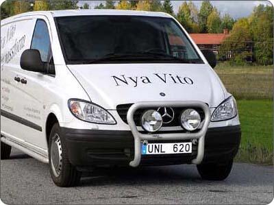 Osłona czołowa X-rack Mercedes Vito 04-; dla 2 lamp - zdjęcie 1
