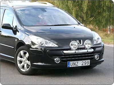 Rama przednia Q-light Peugeot 307 06-; dla 2 lamp art.nr Q900031 - zdjęcie 1