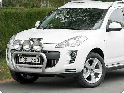 Osłona czołowa X-rack Peugeot 4007 08-; dla 3 lamp art.nr X900058 - zdjęcie 1