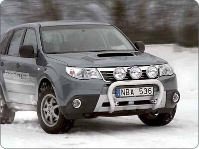 Osłona czołowa X-rack Subaru Forester 08-; dla 3 lamp art.nr X900071 - zdjęcie 1