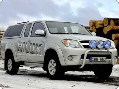 Osłona czołowa X-rack Toyota Hilux 06-; dla 3 lamp art.nr X900080 - zdjęcie 1