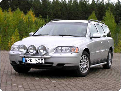 Rama przednia Q-light Volvo V70 01-07; dla 3 lamp art.nr Q900001 - zdjęcie 1