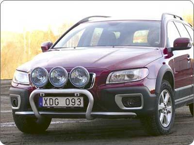 Osłona czołowa X-rack Volvo XC70II 08-; dla 3 lamp art.nr X900084 - zdjęcie 1