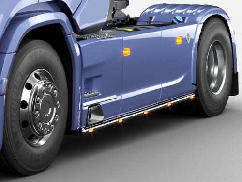 Ramy boczne 3750mm, 2x5 LED Scania R i S 2016-2019 - zdjęcie 1