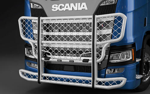 Osłona czołowa Highway Scania R/S 2016- (anodowana/ryflowana) - zdjęcie 1