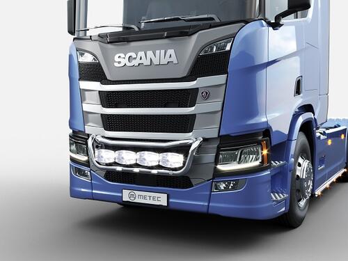 Rama dolna w zderzak do SCANIA R 16- z wiązką diodami LED i wspornikami dla 4-ech odbiorników - zdjęcie 1