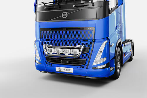 Rama dolna w zderzak do VOLVO FH 4 i FH 5 z wiązką i wsp. dla 4-ech odb.; 60 mm, poler. - zdjęcie 1