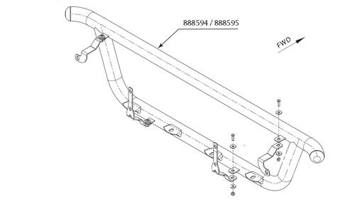 Zestaw montażowy ramy 888594/888595 - zdjęcie 1