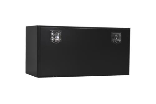 Skrzynia narzędziowa (800x400x400) jednodrzwiowa 1,5mm,  ocynk malowany na czarno, homologacja R73 - zdjęcie 1