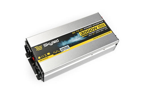 Przetwornica SKYLED 1500W z USB, DC12V AC220V-240V pełen sinus - zdjęcie 1