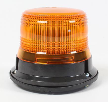Światło ostrzegawcze LED (kogut) na 3 śrubki, 10-30V,R65 pomarańczowy klosz - zdjęcie 1