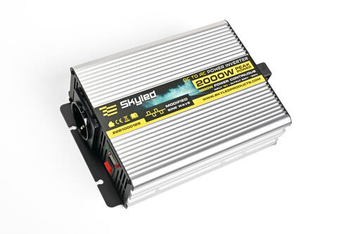 Przetwornica SKYLED 1000W, sinusoida modyfikowana DC12V AC220V-240V - zdjęcie 1