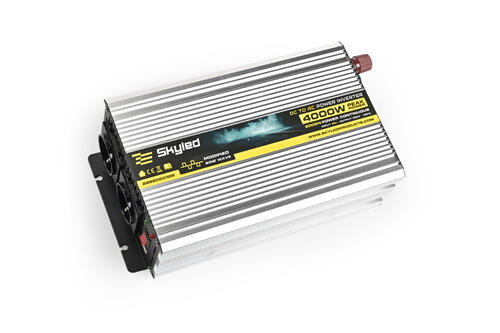 Przetwornica SKYLED 2000W z USB, sinusoida modyfikowana DC12V AC220V-240V - zdjęcie 1