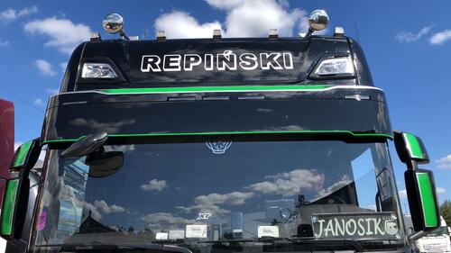 Dolna część osłony przeciwsłonecznej głęboka 35cm Scania S/R New Generation - zdjęcie 1