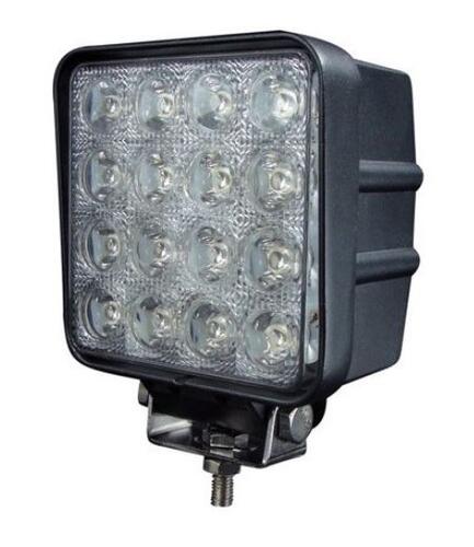 Lampa robocza LED 16x3W kwadratowa, światło rozproszone - zdjęcie 1