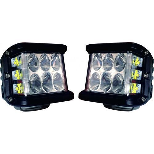 Lampa robocza LED 2x cube 18W 9-32V 1100Lm - zdjęcie 1