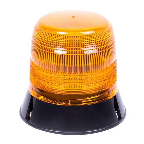 Światło ostrzegawcze LED seria 400 (kogut) na 3 śrubki, 12/24V, (R10,R65) pomarańczowy klosz - zdjęcie 1