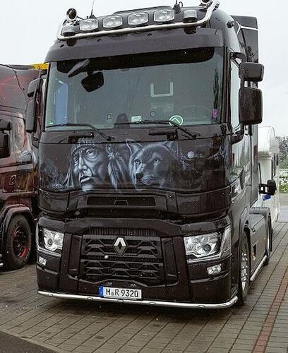 Rama pod zderzak LED do Renault T 14-21, 21- - zdjęcie 1