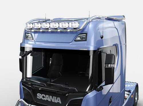Rama dachowa HYDRA LED do Scania S, 2016- z wiązką i zaciskami na 6 reflektorow - zdjęcie 1
