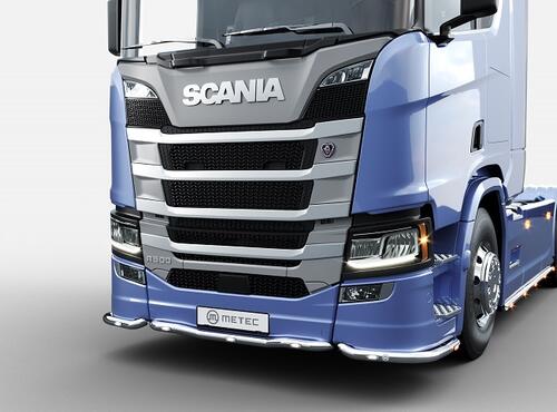 Rama pod zderzak z LED część środkowa i narożniki do Scania NG 2016 - - zdjęcie 1