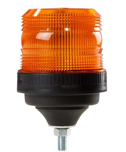 Światło ostrzegawcze ECCO LED (kogut) śruba centralna,10-36V R65 pomarańczowy klosz - zdjęcie 1