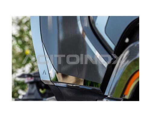 Ozdobna nakładka ze stali nierdzewnej na dolną częśc bocznego spoilera Scania NG - zdjęcie 1