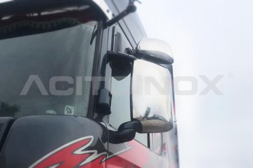Nakładki ozdobne ze stali nierdzewnej na lusterka do Scania Streamline - zdjęcie 1