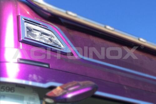 Obrys ze stali nierdzewnej reflektorów dachowych Scania S 2016 - - zdjęcie 1