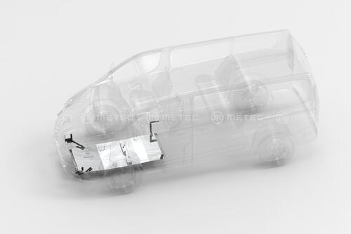 Osłona pod silnik, skrzynię biegów i zbiornik AdBlue Ford Transit 19- - zdjęcie 1