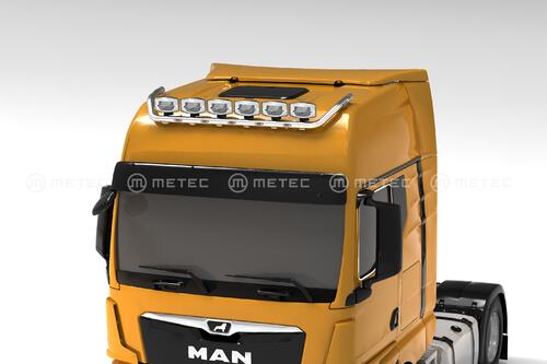 Rama dachowa do MAN TGX (2020-) GX/GM z wiązką elektryczną, zaciskami na 6 odbiorników oraz światłami obrysowymi LED - zdjęcie 1