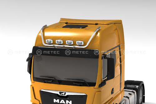Rama dachowa do MAN TGX (2020-) GX z wiązką elektryczną, wspornikami na 4 odbiorniki oraz światłami obrysowymi LED - zdjęcie 1
