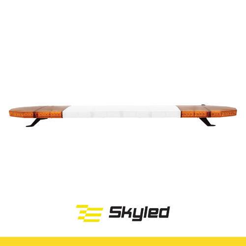 Belka ostrzegawcza SKYLED (1357 mm) z sekcją centralną, pomarańczowe światło LED 12/24V - zdjęcie 1