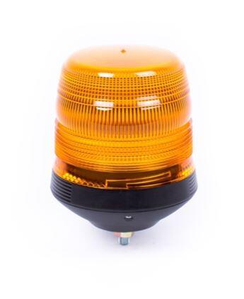 Światło ostrzegawcze LED seria 400 ECO (kogut) śruba centralna, 12/24V, (R10) pomarańczowy klosz - zdjęcie 1