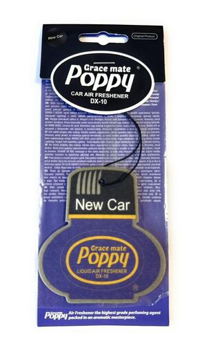 PODWIESZANY Zapach POPPY o zapachu 'new car' - zdjęcie 1