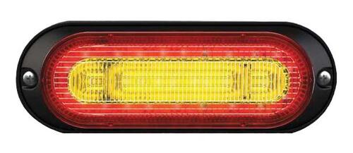 Lampa ostrzegawcza (stroboskop pomarańczowe światło LED) +  światło stop/pozycja czerwona - zdjęcie 1