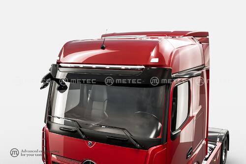 Rama nad osłonę przeciwsłoneczną ze światłami obrysowymi LED do MB Actros BIG SPACE/GIGA SPACE -25; 25- (ProCab) - zdjęcie 1